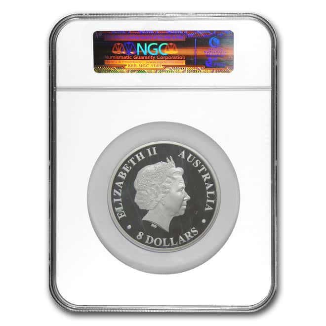 2011 P 5 oz Australia Koala Silver $8 Coin NGC PF 69 Ultra Cameo First Year of Issue