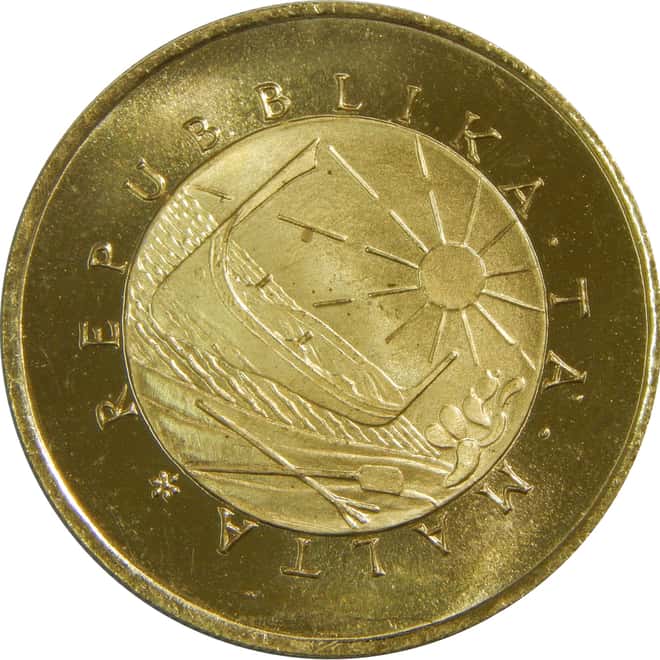 1976 15 Gram .916 Fine Gold Maltese 50 Lira Ornamental Door Knocker Coin