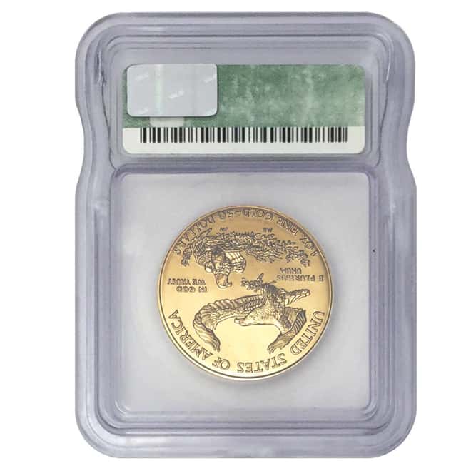 2001 1 oz $50 Gold American Eagle ICG MS 69