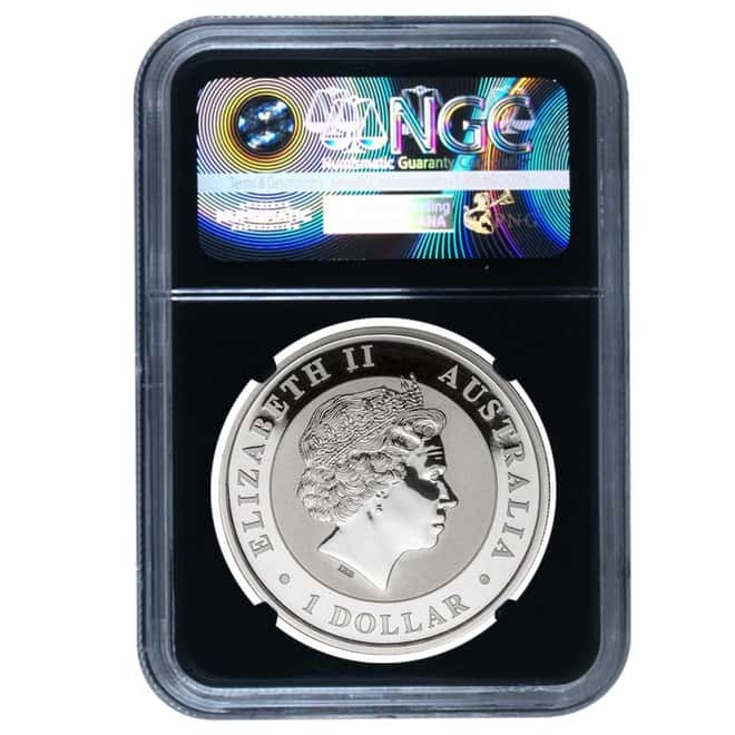 2016 1 oz Silver Australian Kookaburra Perth Mint NGC MS 69 Retro Holder