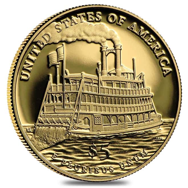 2016-W Gold $5 Commemorative Mark Twain Proof (w/Box & COA)