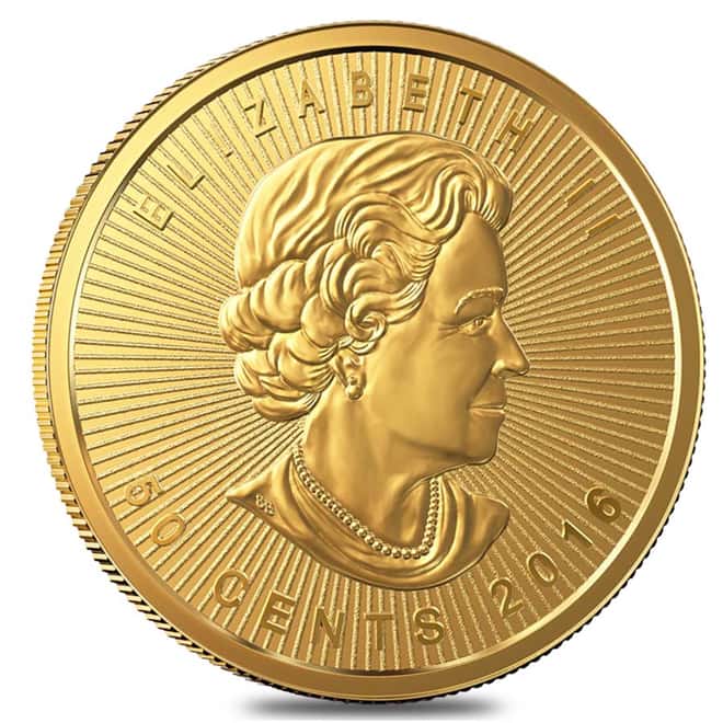 2016 8 x 1 gram Gold Maple Leafs .9999 Fine - Maplegram8 (Individual Assays)
