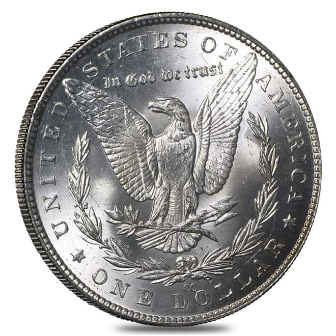 1882-CC Silver Morgan Dollar MS-62+ NGC (GSA) w/Box