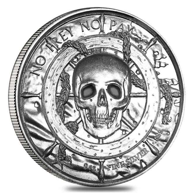 2 oz Privateer Series - The Kraken Ultra High Relief Silver Round