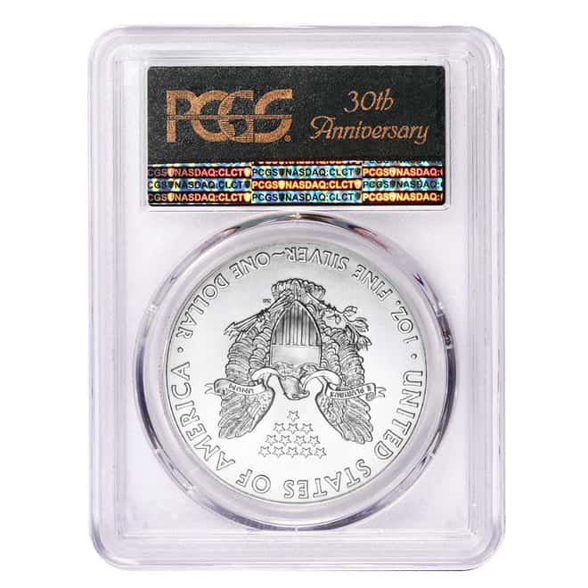 2016 1 oz Silver American Eagle $1 Coin PCGS MS 69 OGH FDOI First Day WP Strike 1 of 2016