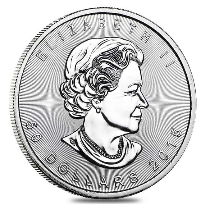 2015 1 oz Palladium Canadian Maple Leaf Coin BU