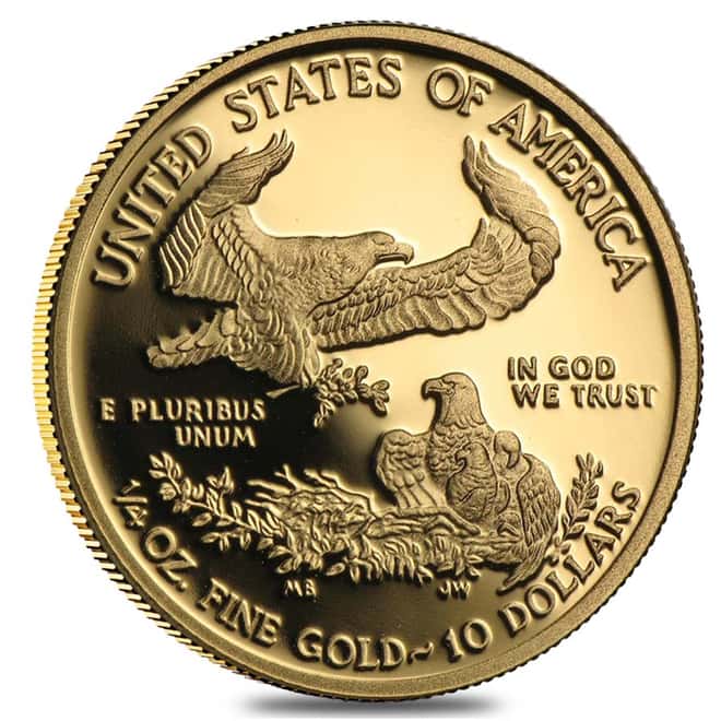 2016-W 1/4 oz Proof Gold American Eagle (w/Box & COA)