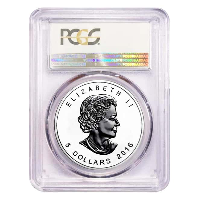 2016 1 oz Silver Canadian Maple Leaf Panda Privy Reverse Proof PCGS SP 70