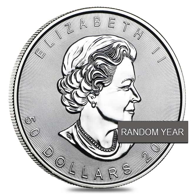 1 oz Palladium Canadian Maple Leaf (Random Year) 