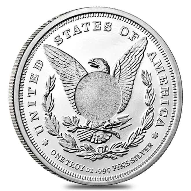 1 oz Sunshine Mint Morgan Dollar Design Silver Round .999 Fine
