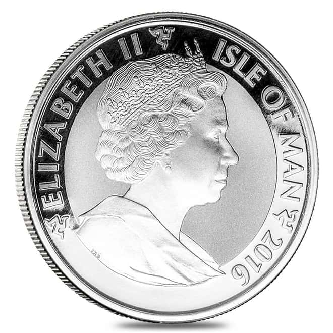 2016 Isle of Man 1 oz Silver Angel Reverse Proof PCGS PF 70