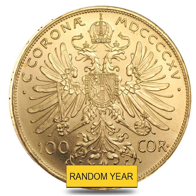100 Corona Austrian Gold Coin (Random Year)