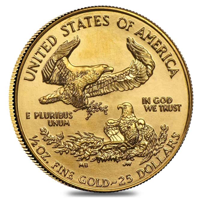 1995 1/2 oz Gold American Eagle BU