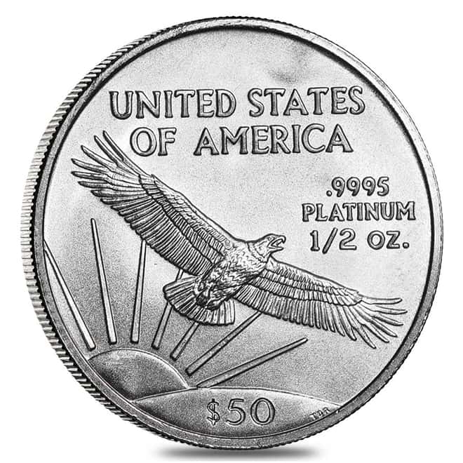 2005 1/2 oz Platinum American Eagle BU