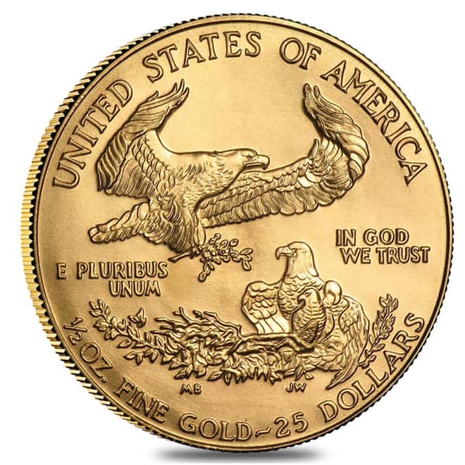 1994 1/2 oz Gold American Eagle BU