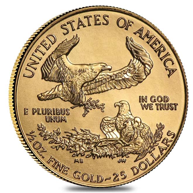 1999 1/2 oz $25 Gold American Eagle NGC MS 69