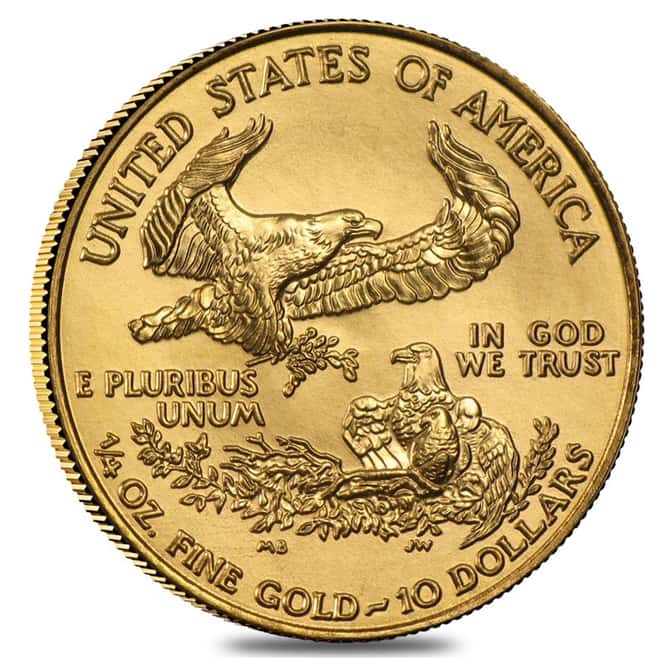 1995 1/4 oz Gold American Eagle BU