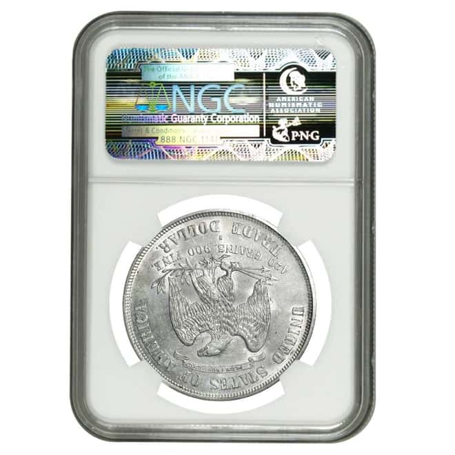 1874-S Silver Trade Dollar NGC AU 55