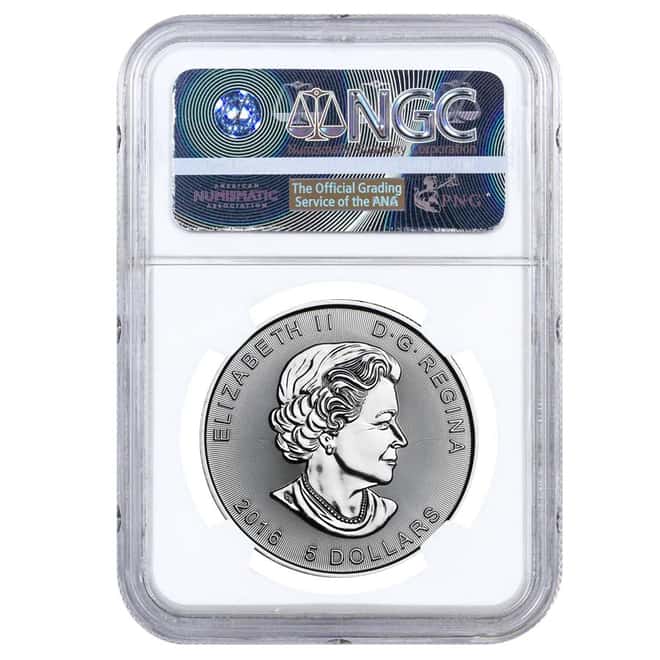 2016 1 oz Silver Canadian Superman: S-Shield NGC MS 70 FDOI