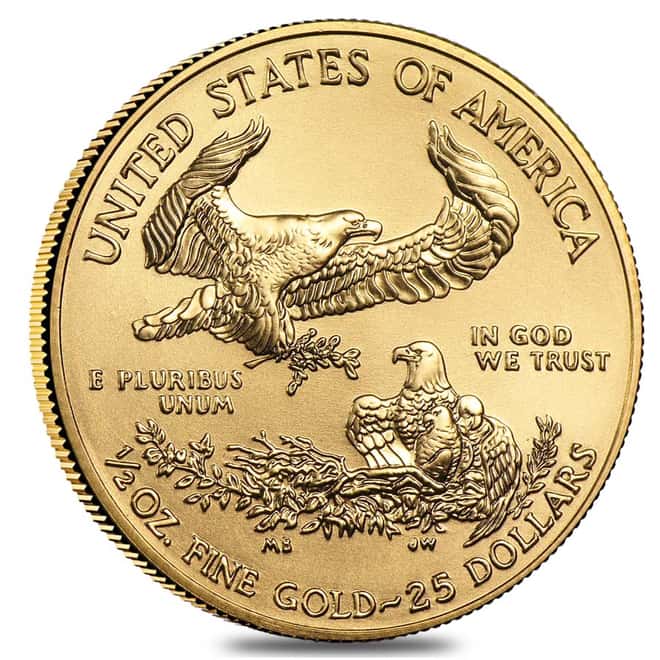 2013 1/2 oz Gold American Eagle BU 