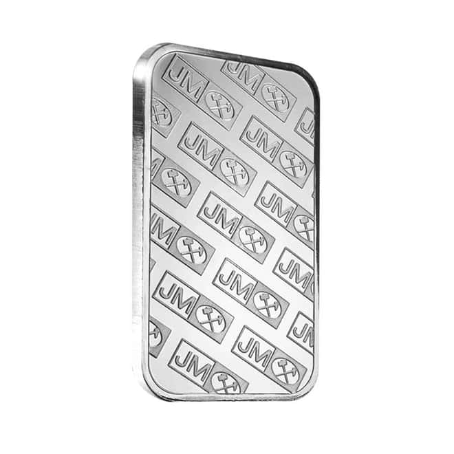 1 oz Johnson Matthey (JM) Platinum Bar .9995 Fine