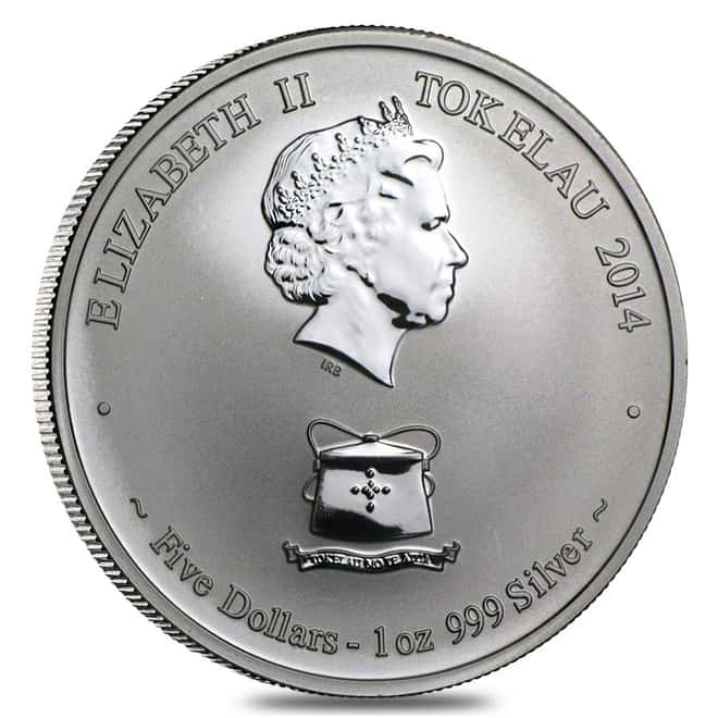 2014 Tokelau 1 oz Silver Lunar Series Year of the Horse Reverse Proof NGC PF 69 Early Releases