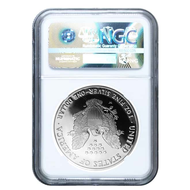 2012 W 1 oz Silver American Eagle $1 Coin NGC PF 70 UCAM