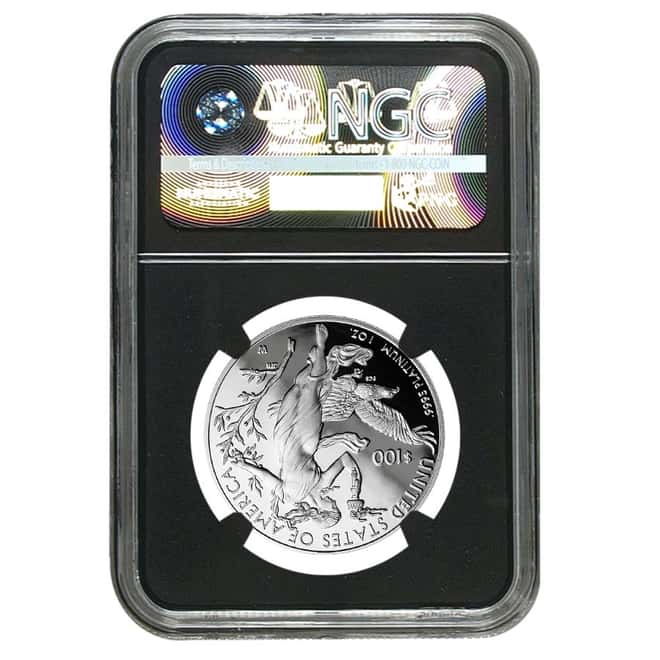 2016-W 1 oz Platinum American Eagle Proof Coin NGC PF 69 Early Releases Retro (w/Box & COA)
