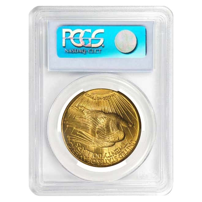 1915 S $20 Gold Saint Gaudens Double Eagle PCGS MS 65