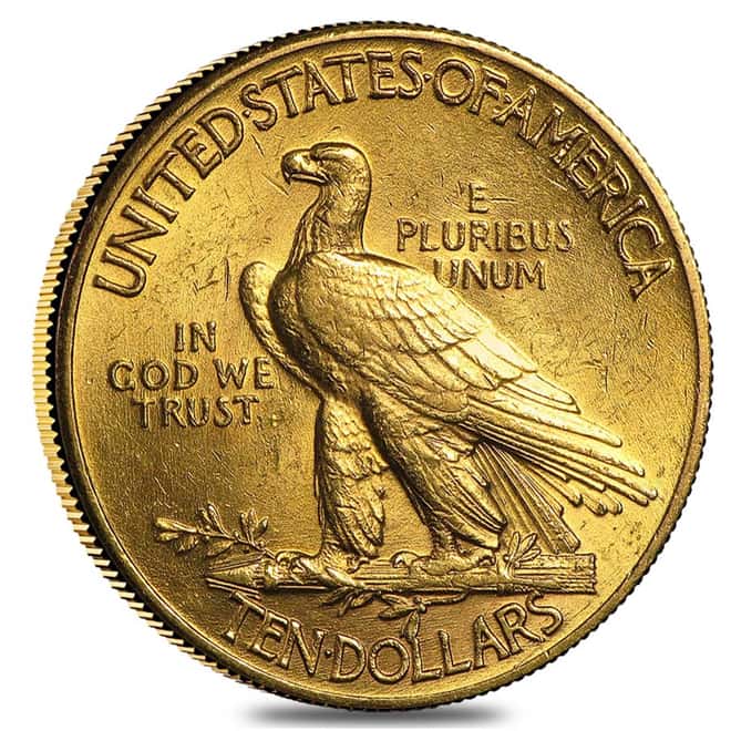 $10 Gold Eagle Indian Head - Brilliant Uncirculated BU (Random Year)