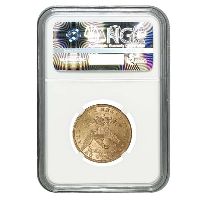 1881 S $10 Liberty Head Gold Eagle Coin NGC MS 61