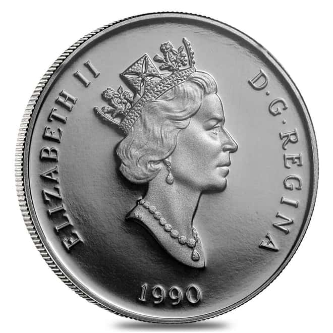 1990 $150 1/2 oz Proof Canadian Platinum Polar Bear Coin