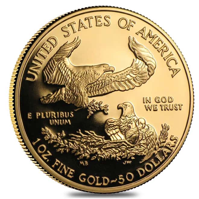 2005-W 1 oz $50 Proof Gold American Eagle (w/Box & COA)