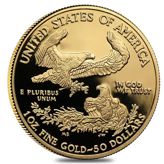 2011-W 1 oz $50 Proof Gold American Eagle (w/Box & COA)