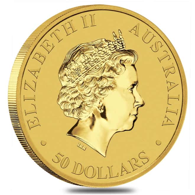 2017 1/2 oz Australian Gold Kangaroo Perth Mint Coin .9999 Fine BU (In Capsule)