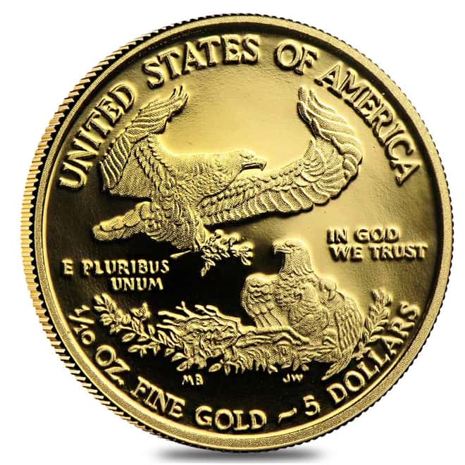 2013 1/10 oz $5 Proof Gold Eagle (w/Box)