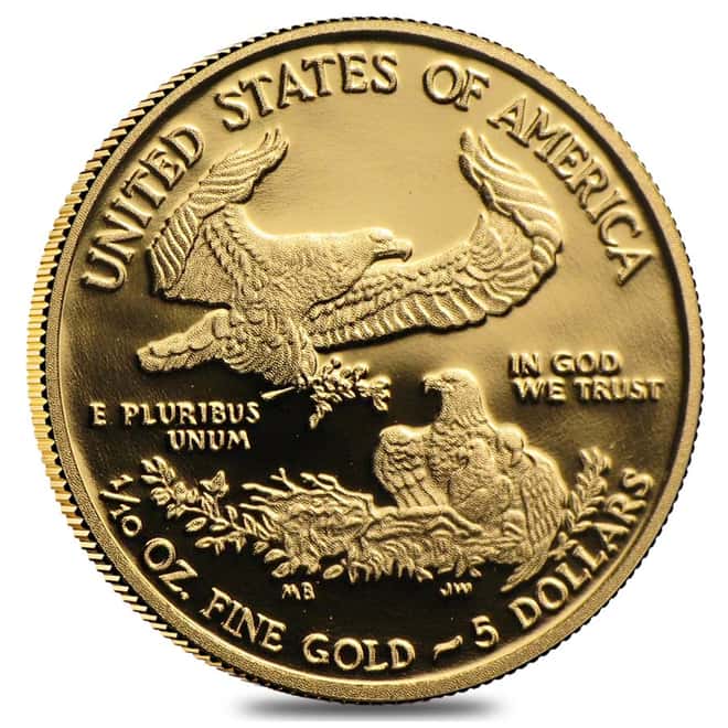 2011-W 1/10 oz $5 Proof Gold American Eagle (w/Box & COA)