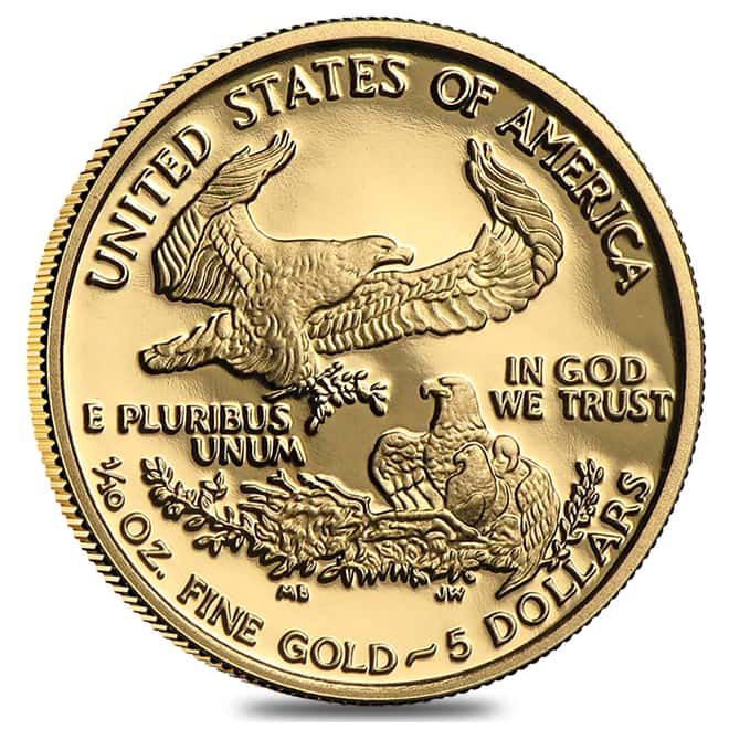 2008-W 1/10 oz $5 Proof Gold American Eagle (w/Box & COA)