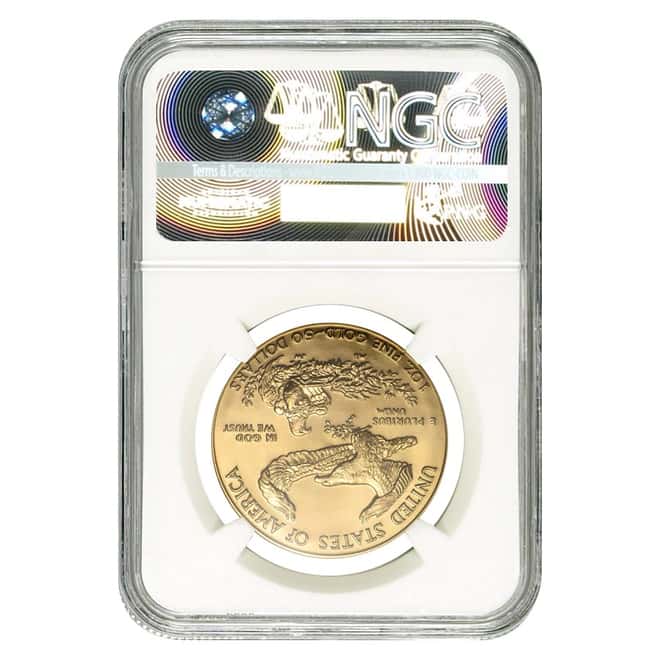 1990 1 oz $50 Gold American Eagle NGC MS 69