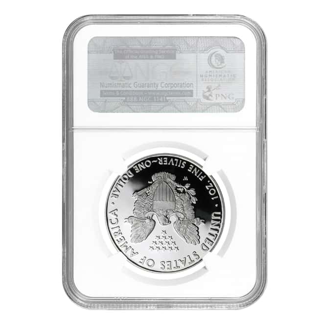 2013 W $1 Proof Silver American Eagle Coin PCGS PF 70 UCAM (Early Releases)