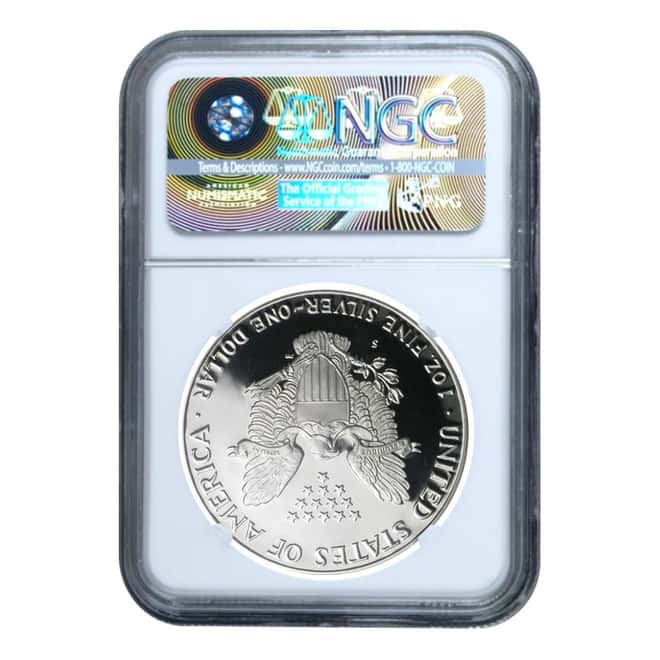 1987 S 1 oz Silver American Eagle $1 Coin PF 70 Ultra Cameo