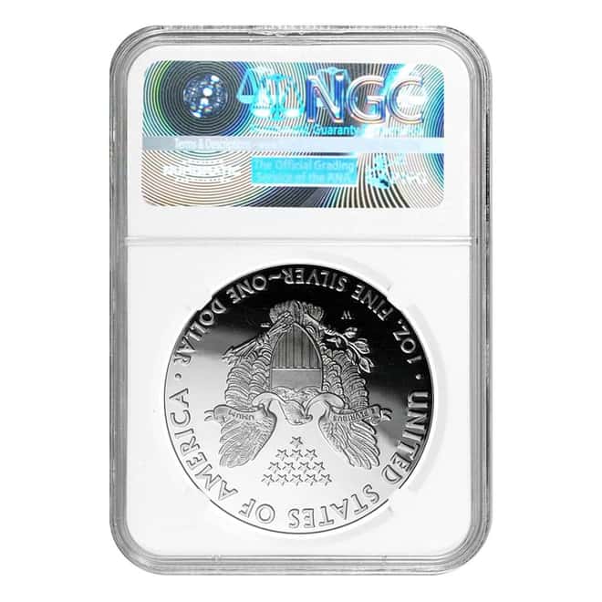 2004 W 1 oz Silver American Eagle NGC PF 70 UCAM