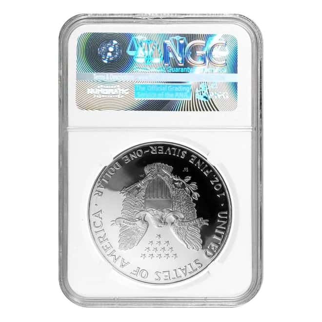 2001-W 1 oz Proof Silver American Eagle NGC PF 70 UCAM
