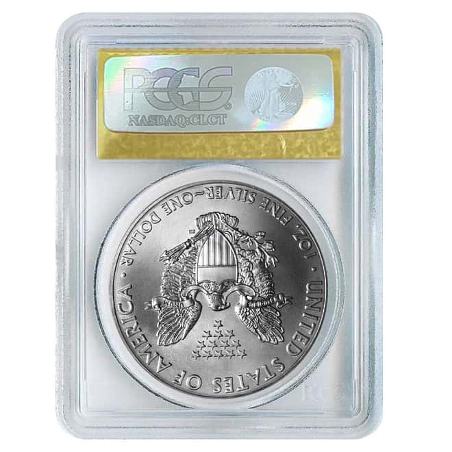 2015 W 1 oz $1 American Silver Eagle PCGS MS 70 - 1 of 2015 First Struck
