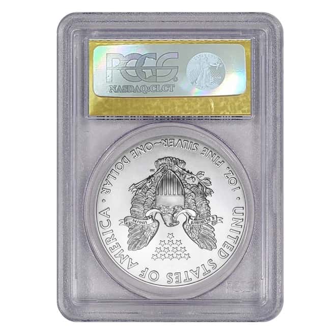 2015 1 oz $1 American Silver Eagle PCGS MS 70 - 1 of 2015 First Struck