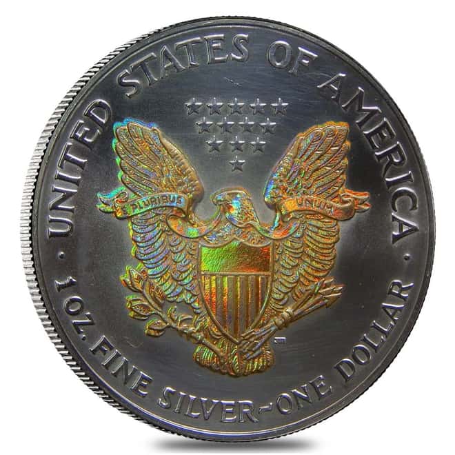 2003 1 oz American Silver Eagle $1 (Gold Plated) Coin