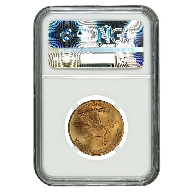 1932 $10 Indian Head Eagle Gold Coin NGC UNC Details