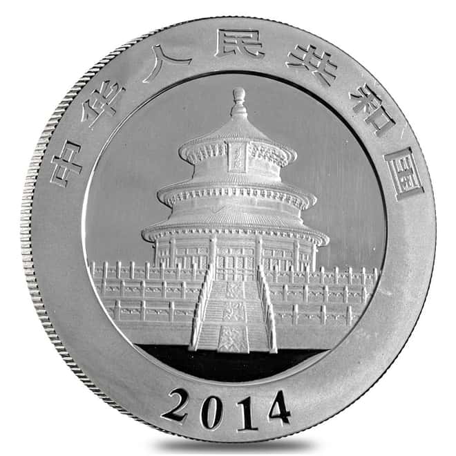 2014 1 oz Chinese Silver Panda