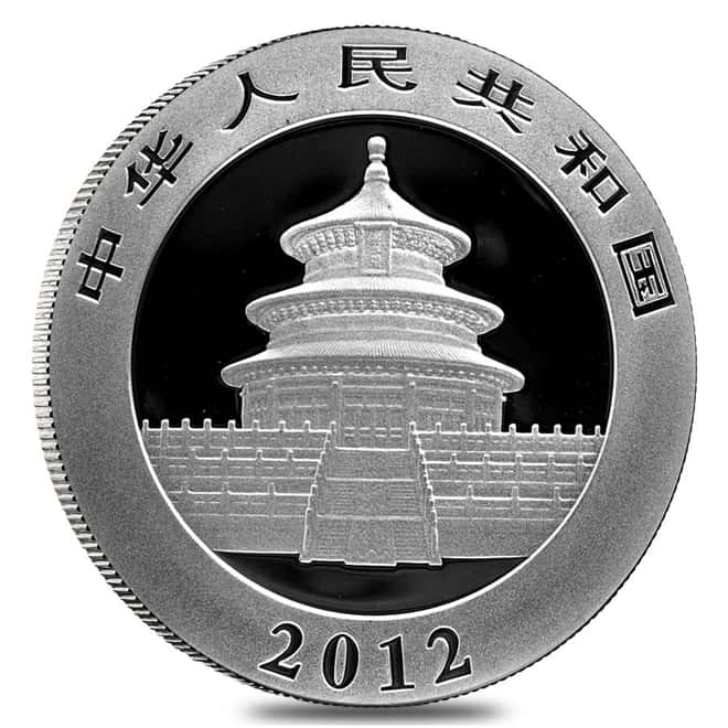2012 1 oz Chinese Silver Panda (In Capsule)