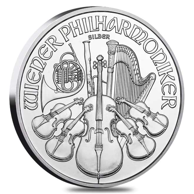2014 1 oz Austrian Silver Philharmonic Coin BU